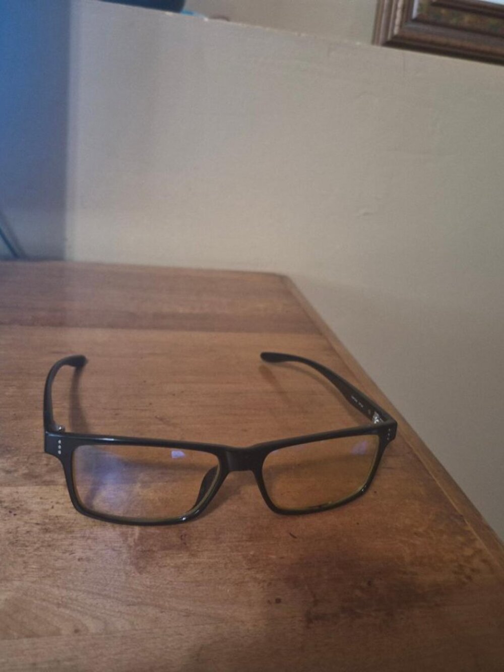 GUNNAR Vertex Blue Light Glasses – Onyx / Amber Lens – 55-16-133